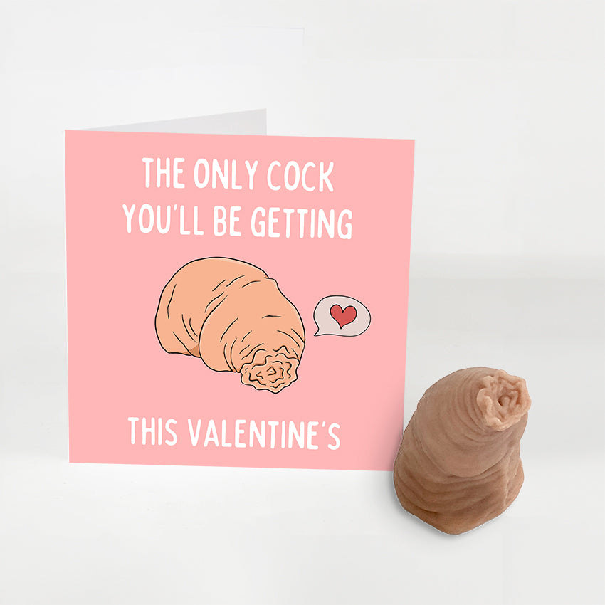 The Only Cock You'll Be Getting This Valentine's Greetings Card