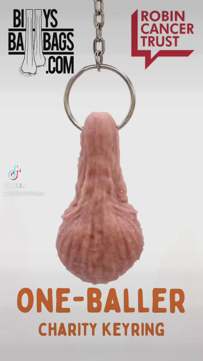 The One-Baller Charity Keyring