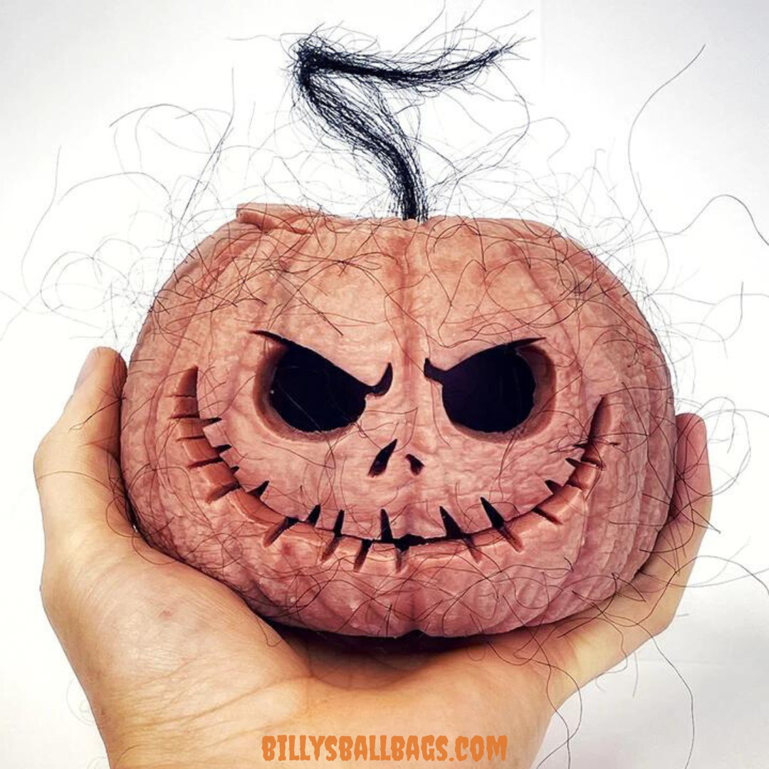 Hairy Halloween Ballbag Pumpkin