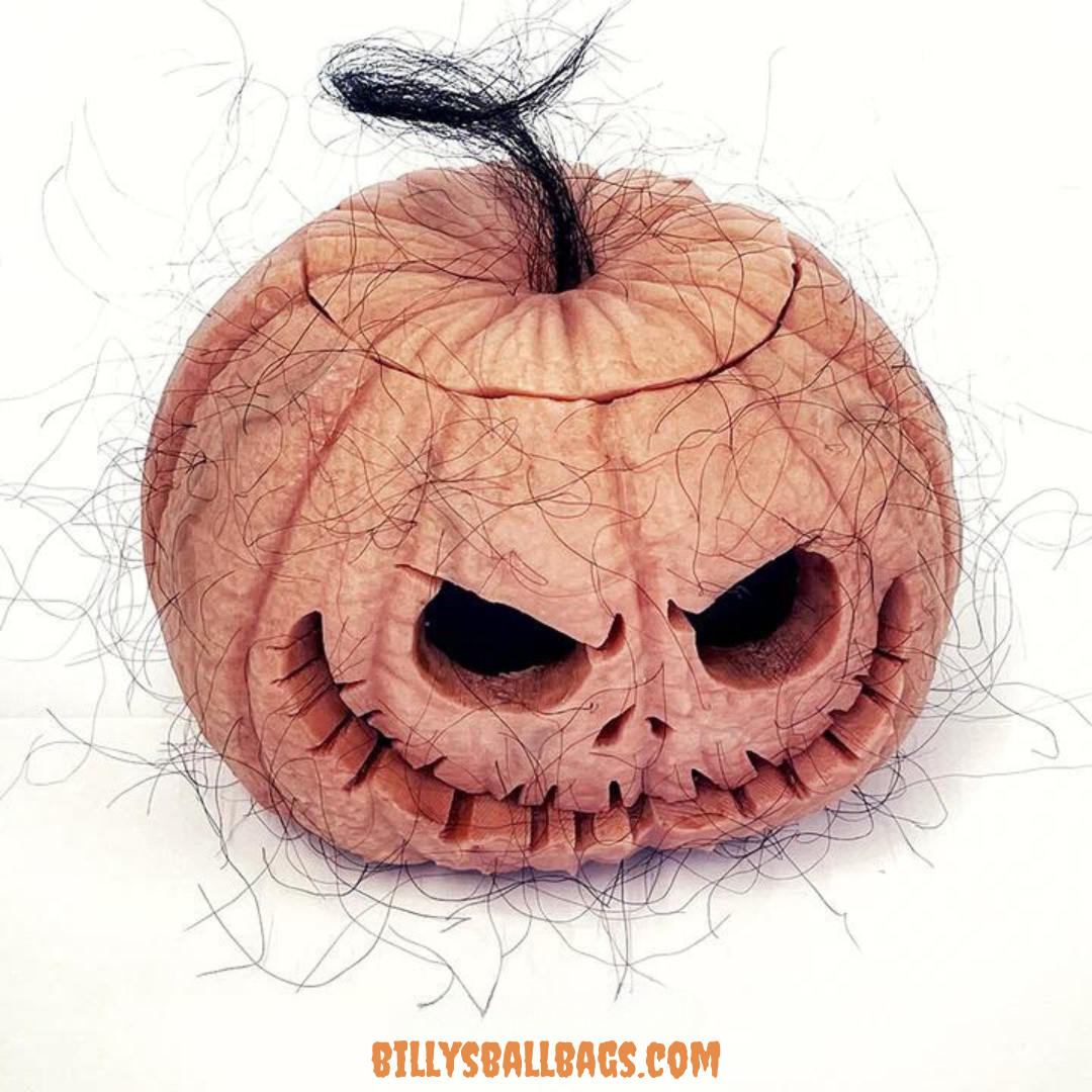 Hairy Halloween Ballbag Pumpkin